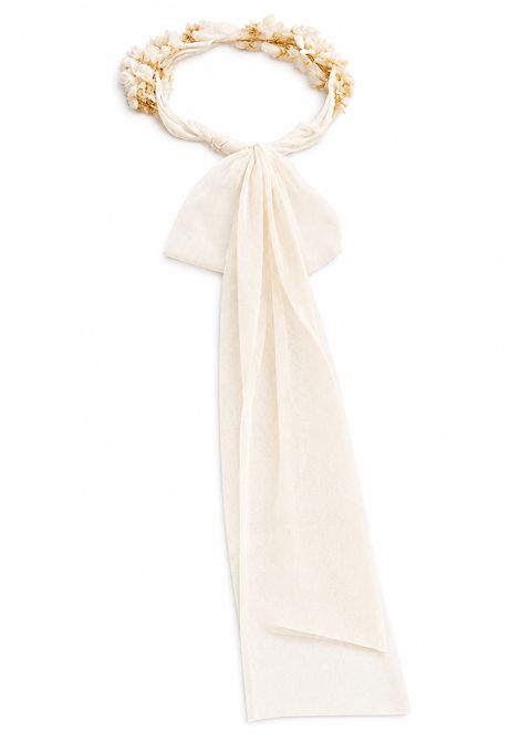Coroncina con fiori applicati AMAYA KIDS | 633318C0012